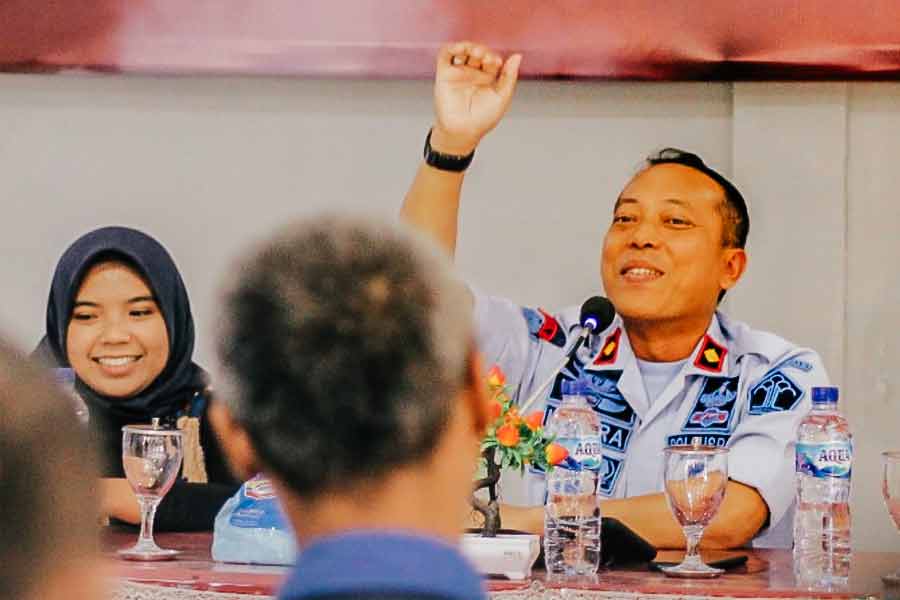 Kanwil Kemenkumham Jatim Sosialisasikan UU 22/2022 tentang Pemasyarakatan di Rutan Nganjuk Kegiatan sosialisasi UU Nomor 22 tahun 2022 kepada warga binaan di Rutan Nganjuk