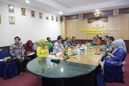 Perkuat Penanganan Stunting, DKISP Kaltara Lakukan Kunjungan ke Diskominfo Jatim