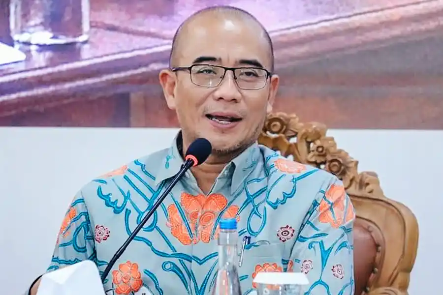 KPU: Kepastian Hukum Batas Usia Calon Kepala Daerah Berdasarkan Tanggal Penetapan Ketua Komisi Pemilihan Umum (KPU) RI Hasyim Asy’ari