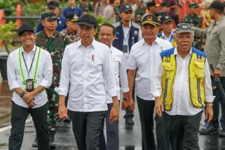 Bendungan Sepaku Semoi Karya Brantas Abipraya Diresmikan Presiden RI
