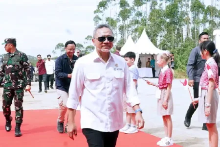 Mendag Zulkifli Hasan Optimis IKN Nusantara Bakal Sama dengan Washington DC Menteri Perdagangan Zulkifli Hasan di Ibu Kota Negara (IKN) Nusantara, Kalimantan Timur