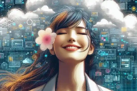 Ilustrasi layanan cloud storage