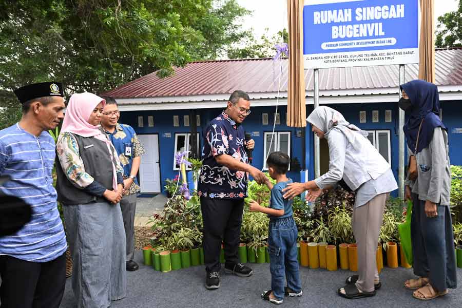Badak LNG Resmikan Rumah Singgah untuk Warga Bontang