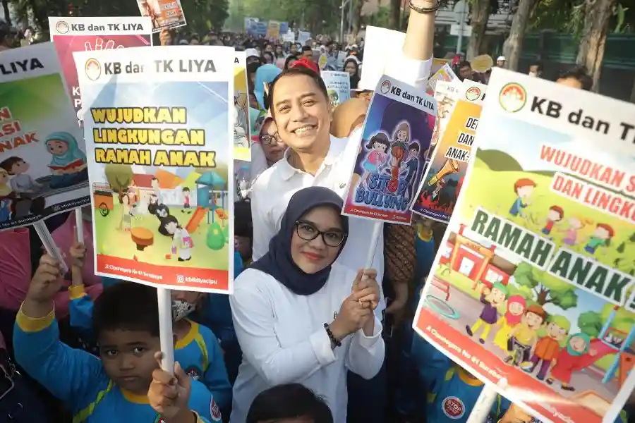 Peringatan Hari Anak Nasional 2024 di Surabaya, Dari Gebyar Kreativitas hingga Tanam Mangrove