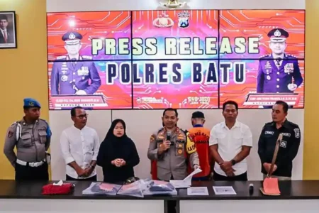 Polres Batu Amankan Sejoli Terlibat Kasus Aborsi Ilegal di Malang
