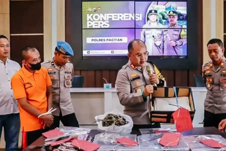 Polres Pacitan Tangkap Dukun Asal Trenggalek Diduga Penipu Modus Penggandaan Uang