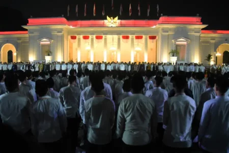 Acara Zikir dan Doa Kebangsaan di Halaman Depan Istana Merdeka, Jakarta