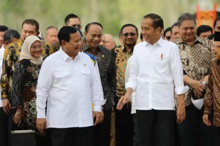 Prabowo Subianto dan Presiden Jokowi