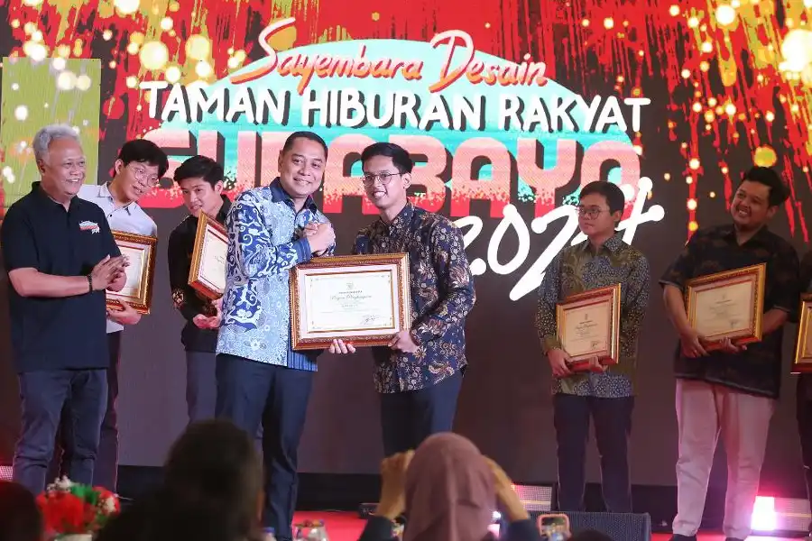 Pemkot Surabaya Umumkan Pemenang Lomba Desain Kawasan Eks THR-TRS, Tim Surabaya Juara