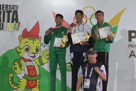 Anggota Polsek Solokuro Raih 2 Medali Perak di PON XXI Aceh-Sumut 2024
