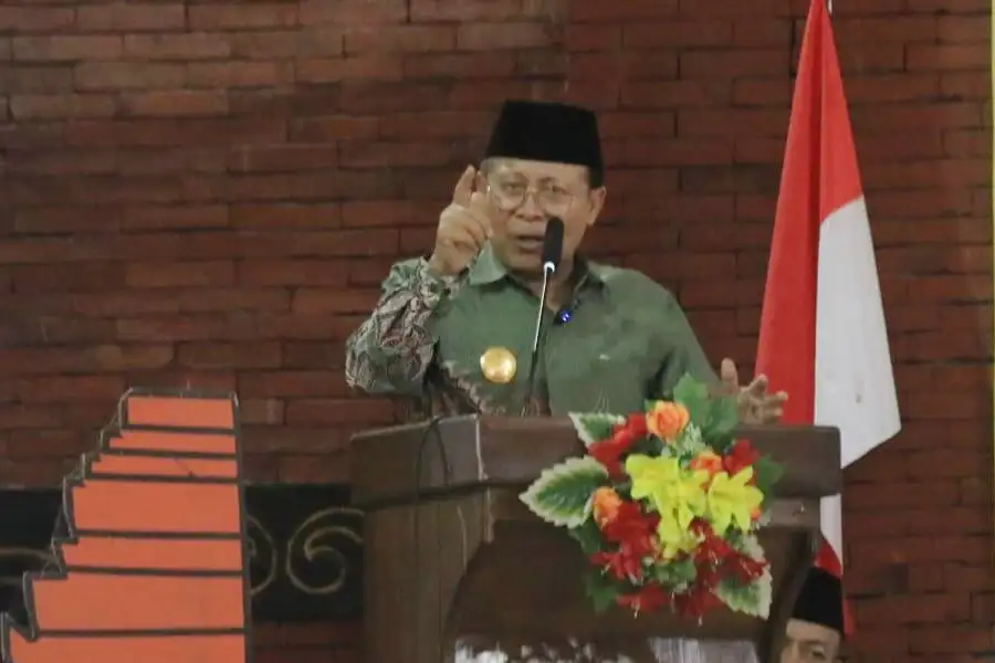 Pjs Bupati Mojokerto Buka Peningkatan Kompetensi Kepala Guru TK Negeri Se-Jawa Timur PJs. Bupati Mojokerto Akhmad Jazuli