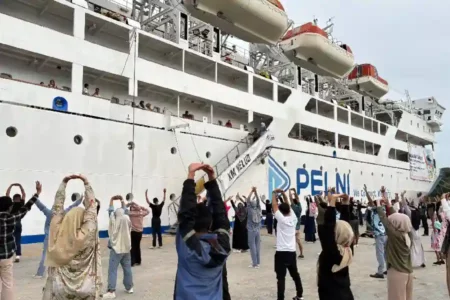 KM Kelud Jadi Daya Tarik Selama PON XXI Aceh-Sumut, Ribuan Orang Kunjungi Pelabuhan Malahayati pelni