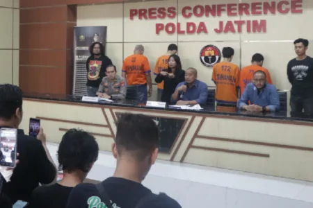 Polda Jatim Ungkap Sindikat Pencurian Baterai Tower Provider, 4 Tersangka Diamankan