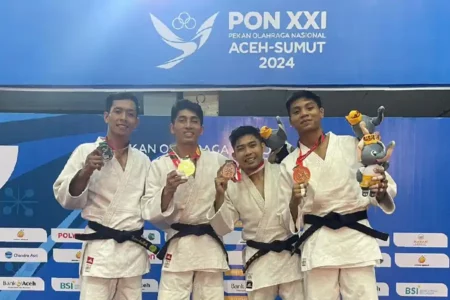 Atlet Judo Polri Sumbang Emas untuk Bali di PON XXI Aceh-Sumut PON XXI Aceh-Sumut