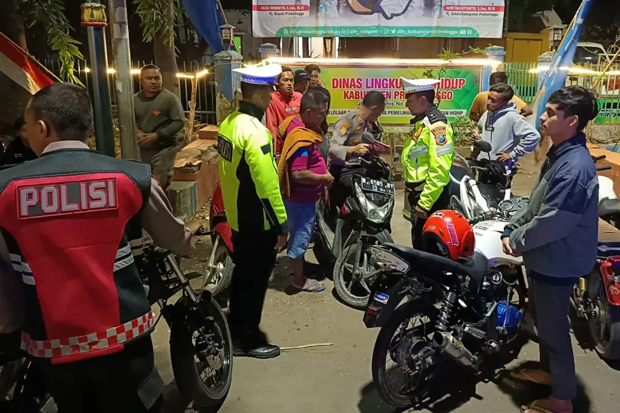 Polres Probolinggo Intensifkan Patroli, Puluhan Motor Balap Liar Diamankan polres probolinggo
