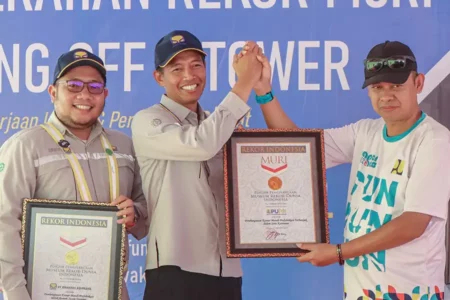 Brantas Abipraya Pecahkan Dua Rekor MURI dalam Pembangunan Hunian ASN di IKN