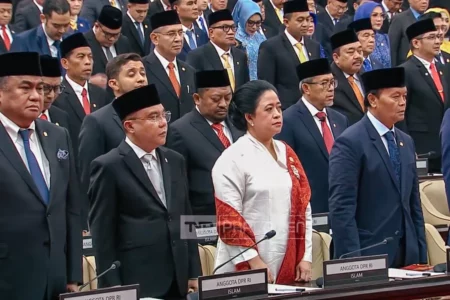 Puan Maharani Kembali Ditunjuk Sebagai Ketua DPR RI Periode 2024-2029 Puan Maharani saat Rapat Paripurna yang digelar di Kompleks Parlemen, Senayan, Jakarta