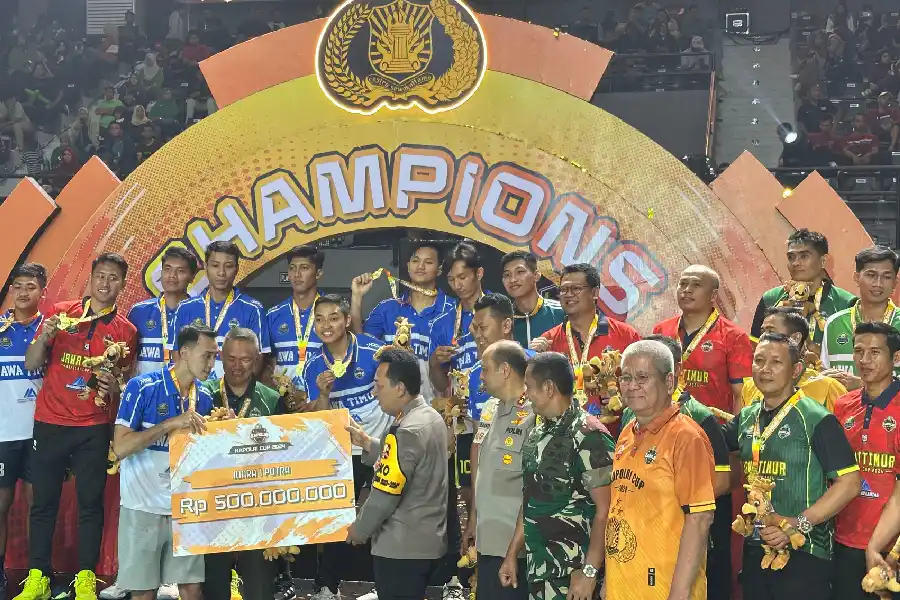 Tim Voli Putra Polda Jatim Juara Kapolri Cup 2024 Usai Tundukkan Polda Jabar di Final