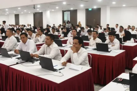 Pelaksanaan seleksi Calon Pegawai Negeri Sipil (CPNS) di Kementerian Hukum (Kemenkum) RI