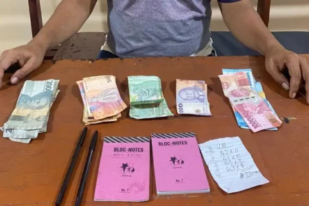 Praktik Judian Togel Hongkong di Simalungun, Ini Penjelasan Tim Polsek Bosar Maligas Sejumlah barang bukti yang diamankan Polsek Bosar Maligas