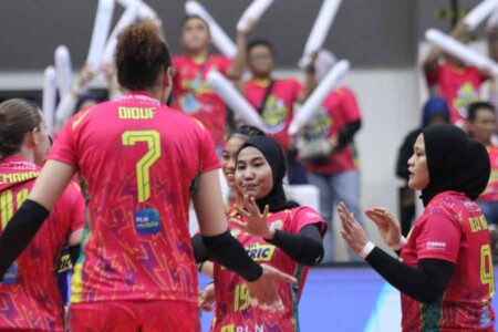 PLN Mobile Proliga 2025: Jakarta Electric PLN Kalahkan Gresik Petrokimia Tim Jakarta Electric PLN Putri (foto: Dok BW PP PBVSI)