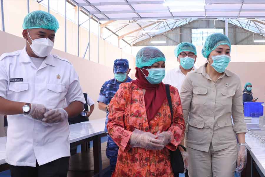 Wamen PPPA Apresiasi Program Makan Bergizi Gratis di Lanud Abdulrachman Saleh
