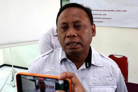 Camat Asemrowo, Kota Surabaya, Muhammad Khusnul Amin