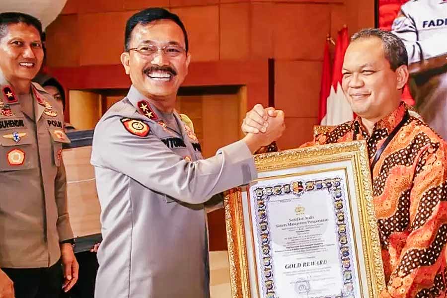 Pertamina Hulu Mahakam Raih Gold Reward dari Polri dalam Audit Sistem Manajemen Pengamanan