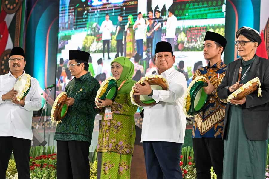 Presiden Prabowo Hadiri Pembukaan Kongres Ke-18 Muslimat NU di Surabaya Pembukaan Kongres Ke-18 Muslimat Nahdlatul Ulama (NU) di Surabaya (foto: Dok BPMI Setpres)