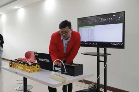 Mahasiswa Untag Surabaya Ciptakan Alat Deteksi Kualitas Minyak Goreng Berbasis Fuzzy