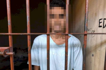 EN (21), tersangka kasus pencabulan dan persetubuhan terhadap anak di bawah umur