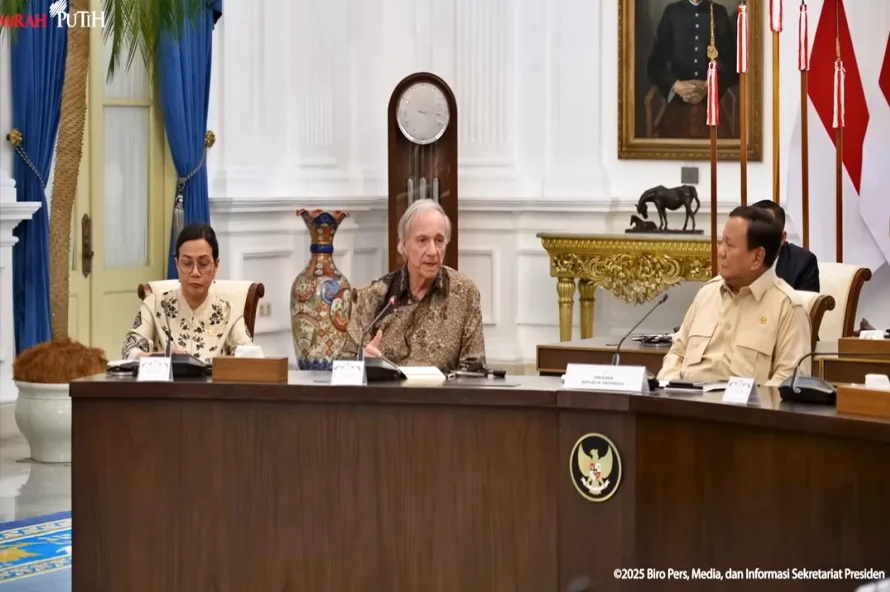 Presiden Prabowo Bahas Investasi dan Pengelolaan Aset dengan Ray Dalio di Istana Merdeka Ray Dalio