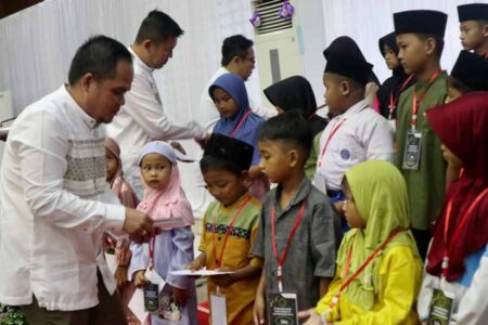 Pertamina EP Area Jawa Bagian Barat Berbagi dengan Anak Yatim dan Duafa
