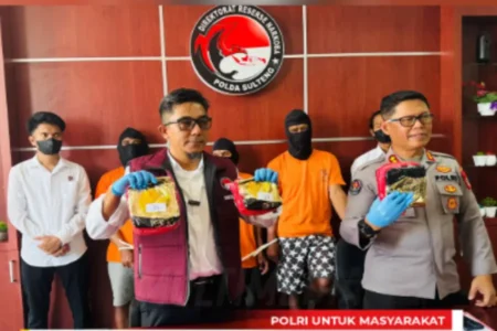 Polda Sulteng Gagalkan Penyelundupan 30 Kg Sabu di Tolitoli Narkoba