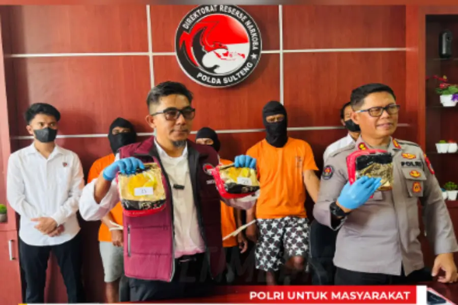 Polda Sulteng Gagalkan Penyelundupan 30 Kg Sabu di Tolitoli Narkoba
