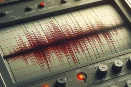 Gempa Dahsyat Magnitudo 8,8 Guncang Rusia Timur, Picu Peringatan Tsunami Global Ilustrasi pendeteksi gempa (foto: generatif AI)