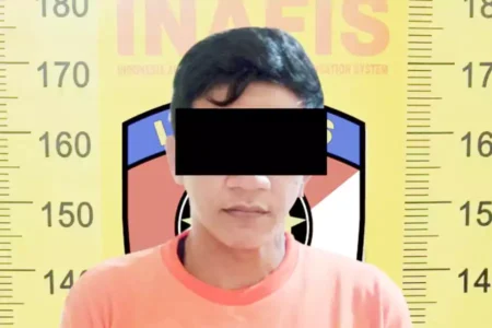 Pelaku Curanmor spesialis rumah kos di malang yang tertangkap.