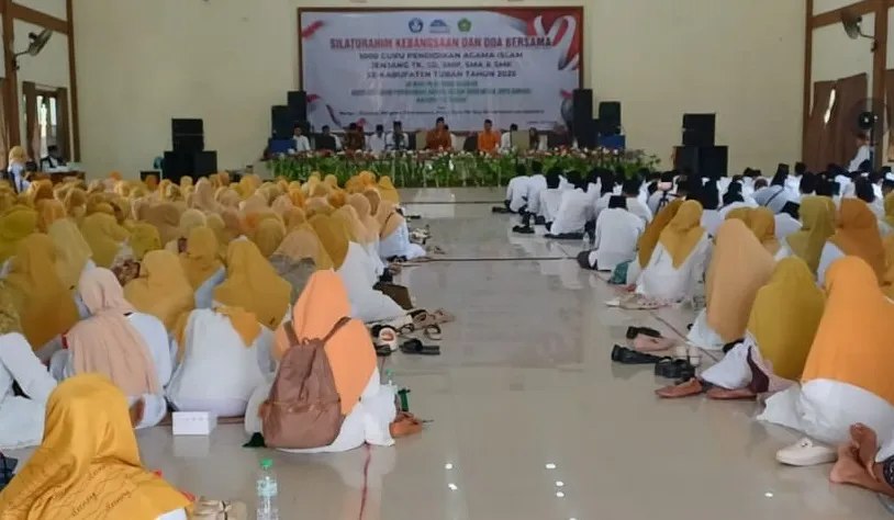 Seribu Guru PAI Tuban Berkumpul untuk Perkuat Ukhuwah dan Semangat Kebangsaan