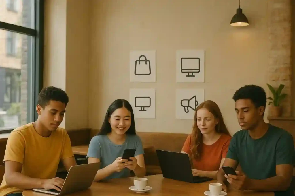 Side Hustle Jalan Pintas Gen Z Hadapi Sulitnya Cari Kerja Ilustrasi budaya Gen Z