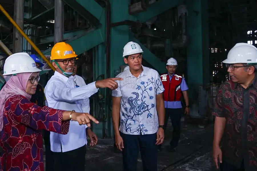 Kemenperin Desak Kepastian Pasokan Gas Bumi, Industri Oleokimia Terancam Turun Produksi Kunjungan tim Kemenperin RI ke PT Sumi Asih, salah satu perusahaan intermediate industry di sektor oleokimia