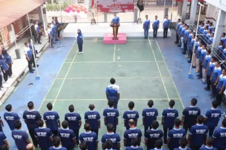 Lapas Mojokerto gelar Pekan Olahraga dan Seni rayakan HUT ke-80 RI, bangkitkan semangat kebersamaan dan sportivitas warga binaan.