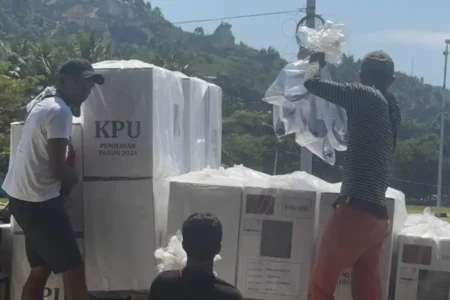 PSU Pilkada Papua 2025 di Kota Jayapura, 475 Personel Gabungan Dikerahkan untuk Pengamanan Persiapan Pemungutan Suara Ulang (PSU) Pilkada di Kota Jayapura