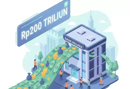 Ilustrasi dana stimulus Rp200 triliun untuk Bank Himbara.