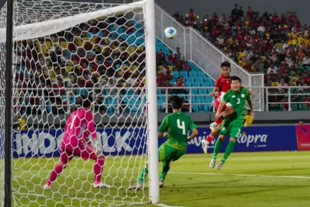 Timnas Indonesia U-23 pesta gol ke gawang Makau dengan skor 5-0 di Kualifikasi Piala Asia U-23 2026