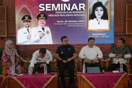 Pemkab Nganjuk gelar seminar usulan Marsinah sebagai Pahlawan Nasional, dukungan datang dari berbagai pihak termasuk Presiden Prabowo.
