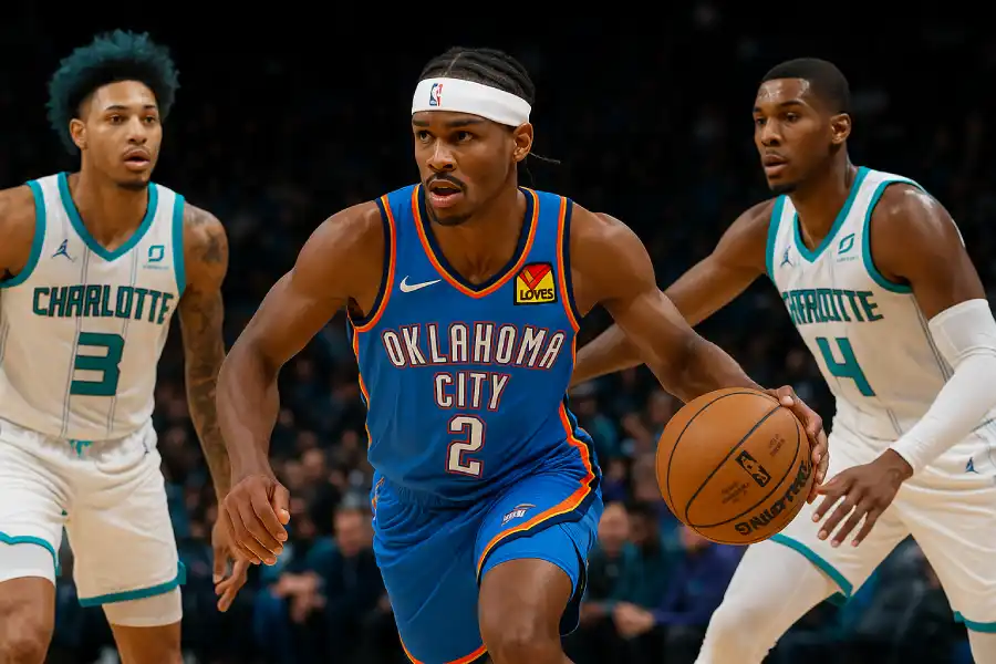 Thunder Perkasa! Hornets Jadi Korban ke-13, Shai Gilgeous-Alexander Mengamuk 33 Poin