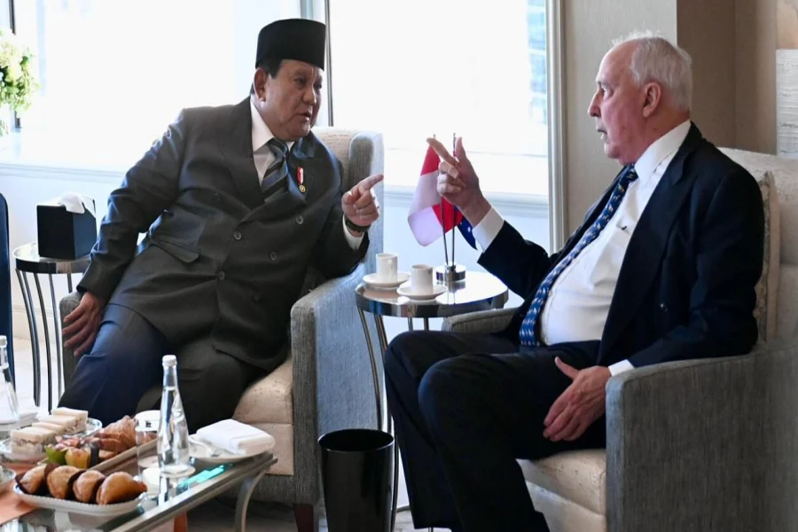 Presiden Prabowo Bertemu Mantan PM Australia Paul Keating, Bahas Isu Strategis Presiden Prabowo
