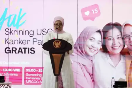 DWP Kemenko Perekonomian gelar edukasi dan skrining kanker payudara untuk tingkatkan kesadaran deteksi dini dan kesehatan pegawai perempuan.