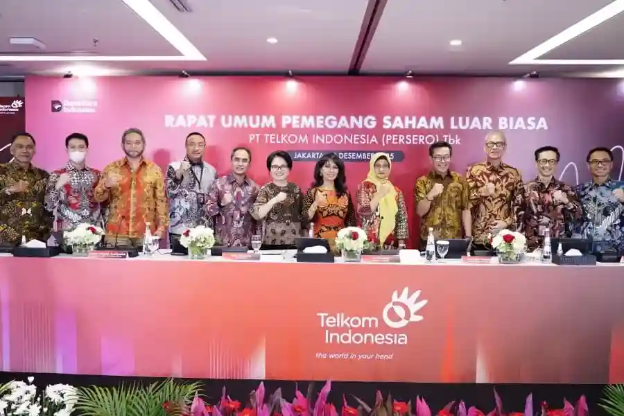 RUPSLB Telkom Setujui Spin-off Infrastruktur Fiber ke InfraNexia, Perkuat Transformasi Digital Nasional RUPSLB Telkom menyetujui spin-off bisnis Wholesale Fiber ke InfraNexia serta perubahan pengurus guna memperkuat transformasi digital dan efisiensi bisnis.